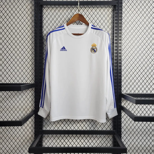 Real Madrid 20/21 L/S White Training Kit