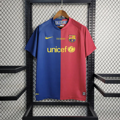 Barcelona 2008 UCL Home Shirt