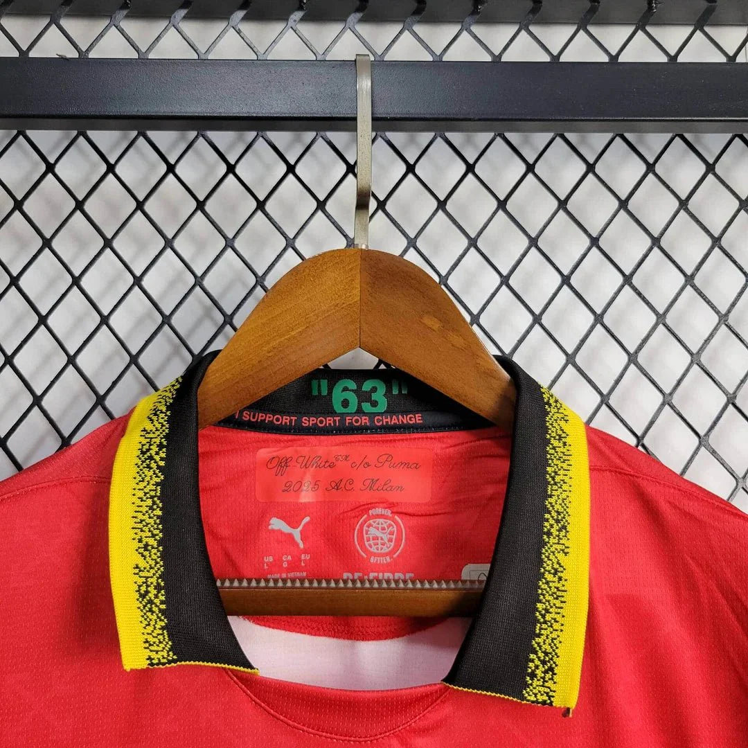 AC Milan × OFF-White 2024 Special Shirt