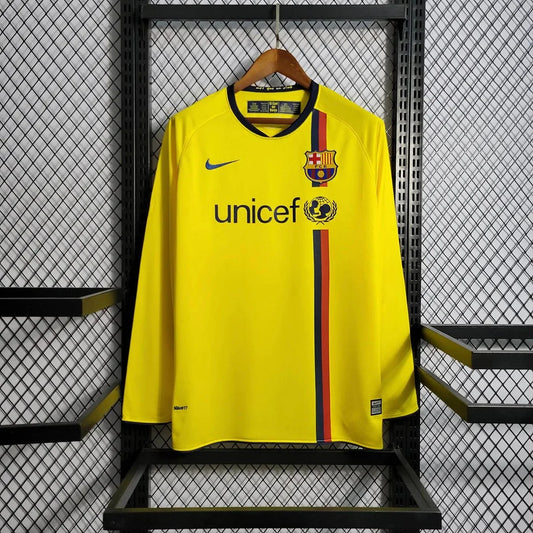 Barcelona 08/09 L/S Away Kit