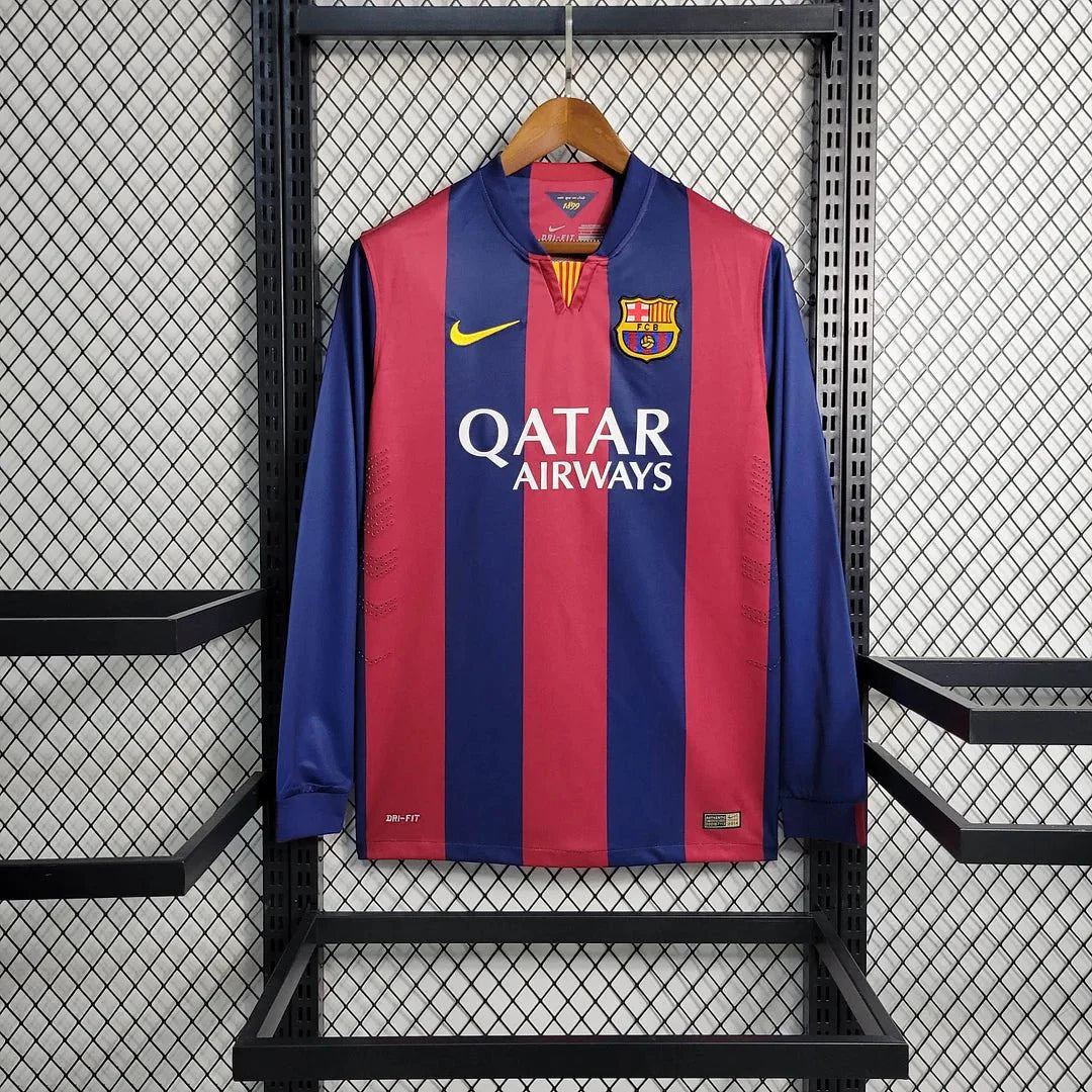 Barcelona 14/15 Home L/S UCL Kit