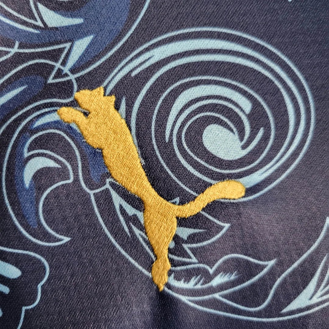 Italy Versace 2024 Blue Special Shirt