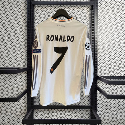 Real Madrid 2013 Home L/S UCL Shirt