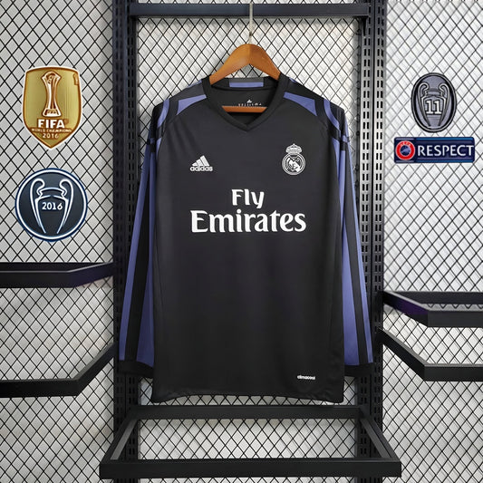 Real Madrid 2016 L/S Third Shirt