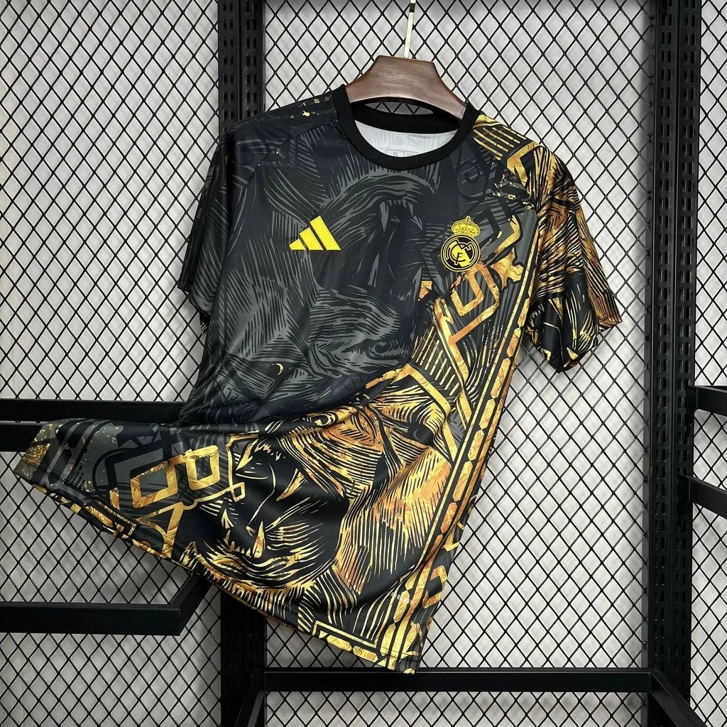 Real Madrid 25/26 Gold Lion Special Kit