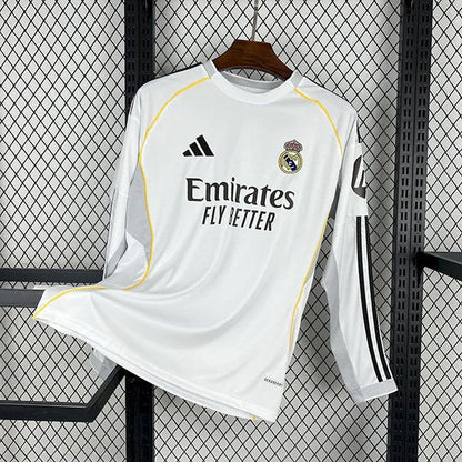 Real Madrid 25/26 L/S Home Kit
